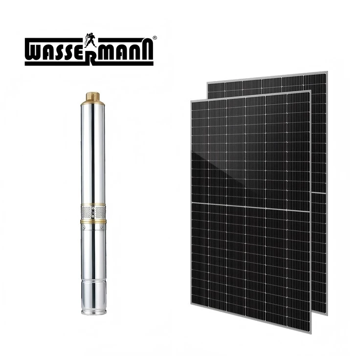 Bomba solar de impulsor de plástico embutida-CC de 4"